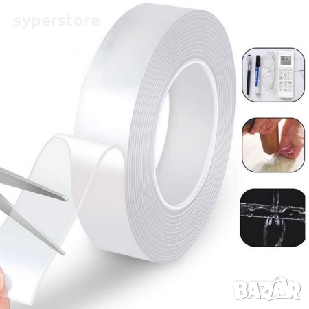 Двойно лепяща лента за кухненски прибори Digital One SP00345 Двустранна Водоустойчива за кухня и др., снимка 2 - Други стоки за дома - 36102191