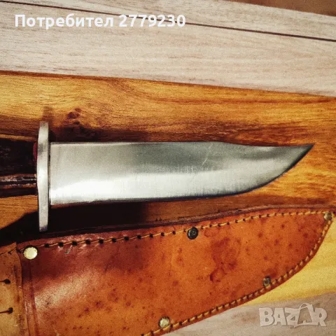 Ловен нож на Хр. Метев Нов!, снимка 12 - Ножове - 49885133