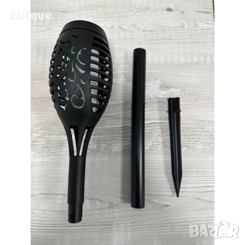 10 броя Соларна лампа тип факел с пламъчен ефект А1635