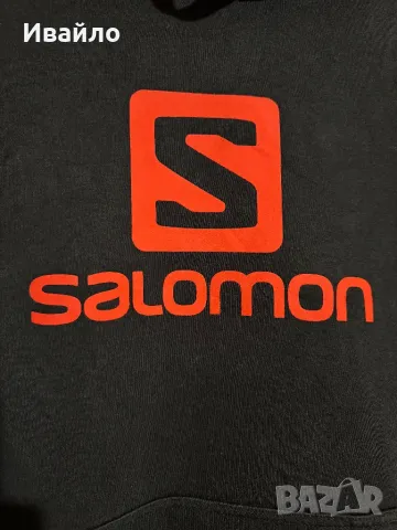 Salomon Logo Hoodie., снимка 2 - Суичъри - 49171115