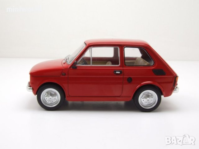 Fiat Polski 126p малко Полско Фиатче 1972 - мащаб 1:18 MCG моделът е нов в кутия, снимка 12 - Колекции - 40330281