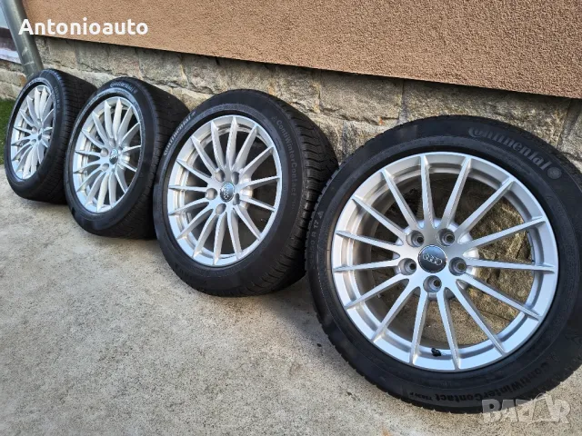 Ауди 5х112 - 17 цола 5x112 Оригинални за Audi А4, А5, А6, Q3, Q5 и др. 225 50 17, снимка 4 - Гуми и джанти - 47782147
