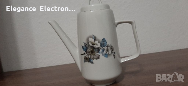 Среден Български Порцеланов Чайник , снимка 4 - Аксесоари за кухня - 36051625