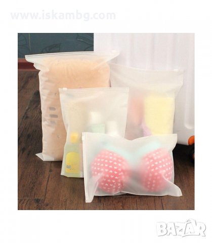 ПРОЗРАЧНИ ПЛИКОВЕ ЗА СЪХРАНЕНИЕ НА БАГАЖ ПРИ ПЪТУВАНЕ В ПЕТ РАЗМЕРА - код 2706, снимка 5 - Други стоки за дома - 33925741