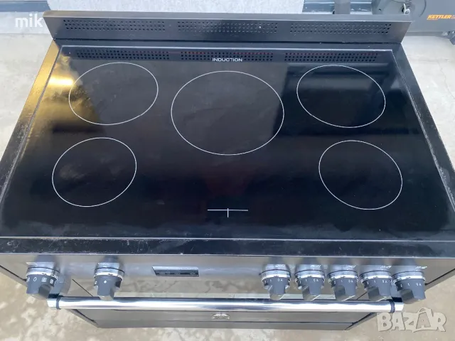 Ретро дизайн Професионална печка с индукционни котлони, снимка 2 - Печки, фурни - 49009931