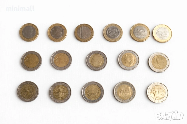Колекционерски монети 1 € и 2 €