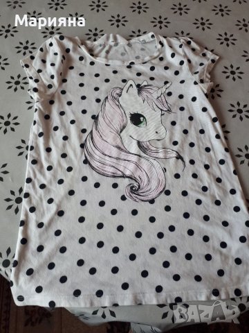 Блуза за момиче с еднорог нм 