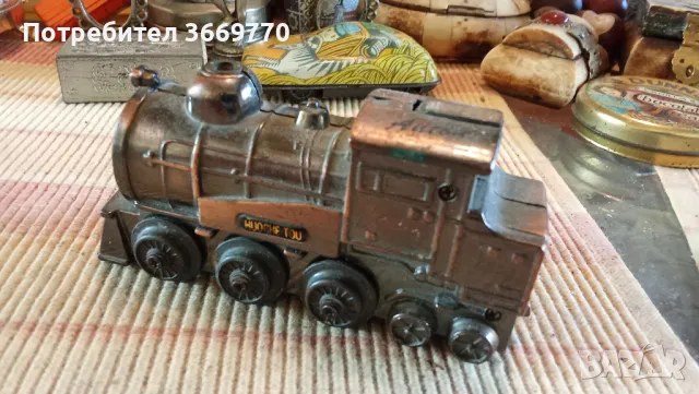 Винтидж метално влакче, снимка 3 - Колекции - 47367135