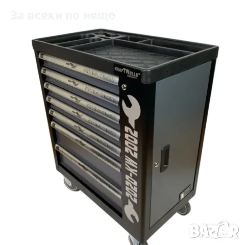 Шкаф с инструменти KraftWelle със 7 чекмеджета – 6 пълни, снимка 4 - Други инструменти - 50322747