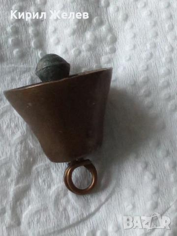 Камбанка стара бронзова 47712, снимка 2 - Антикварни и старинни предмети - 53568483