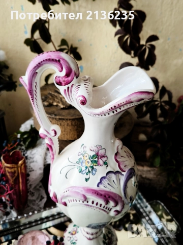 Порцеланова кана/ ваза, снимка 7 - Антикварни и старинни предмети - 51955876
