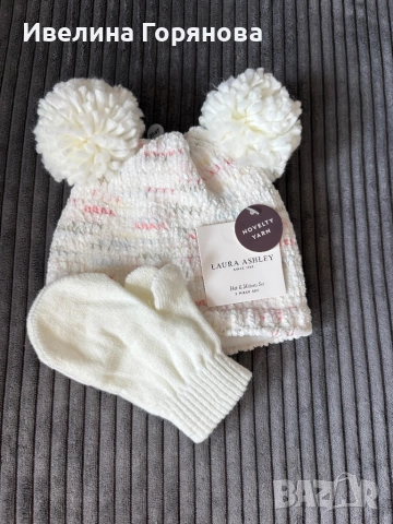 нови, вносни зимни комплекти – шапки и ръкавици, размери от 1г. до 4г. , снимка 10 - Шапки, шалове и ръкавици - 52792854