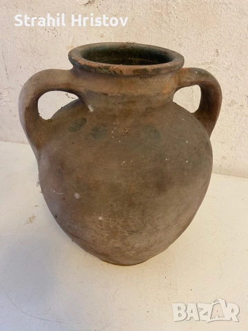 Старо глинено гърне, снимка 5 - Антикварни и старинни предмети - 53401014