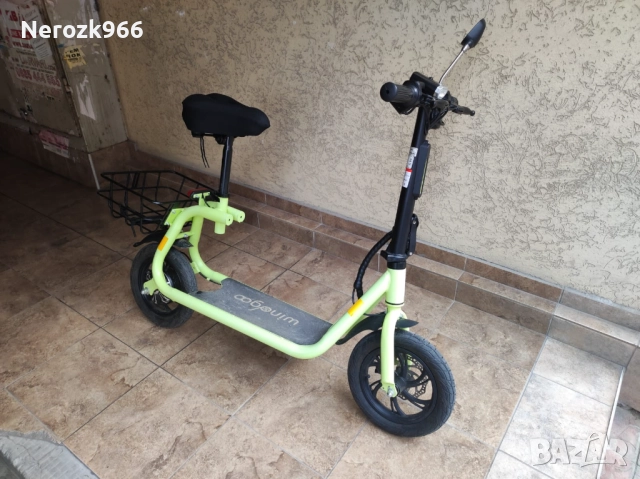 Електрически скутер Windgoo B9 със седалка, снимка 2 - Скейтборд, ховърборд, уейвборд - 52663734