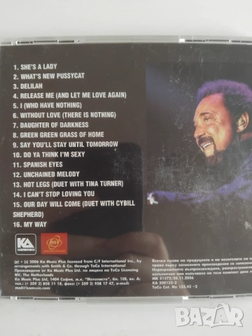 Tom Jones - Greatest Hits - оригинален диск музика, снимка 2 - CD дискове - 52840549