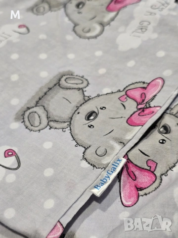 Голям ЛОТ от 4 комплекта за легло за матрак - 60/120 + 2бр чаршафа с ластик + подарък - бяла калъфка, снимка 4 - Спално бельо и завивки - 53266217