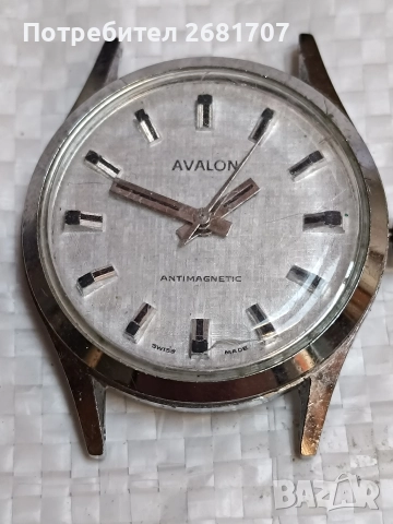 позлатен швейцарски мъжки часовник Avalon