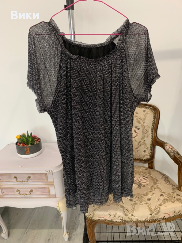 Красива блуза в размер L, снимка 9 - Тениски - 44607234