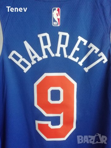 RJ Barrett New York Knicks Nike Icon Swingman 2019-2020 Jersey оригинален потник размер М - 44, снимка 3 - Тениски - 41736086