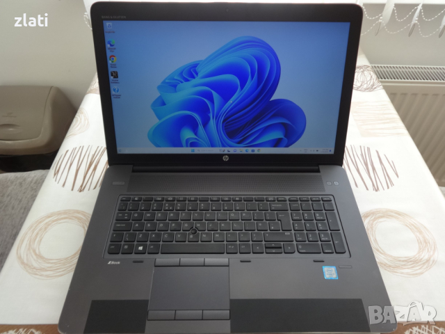 Работна станция и Геймарски Лаптоп HP ZBook 17 G3 17.3" i7-6700HQ 2.60GHz/RAM 16GB/SSD 256GB/Win 11