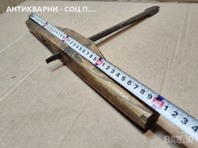 Стара Кована Дърводелска Бургия. / НОМЕР 1594., снимка 8 - Антикварни и старинни предмети - 53669987