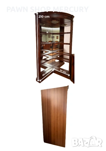 Продавам красив италиански бар с витрина и три стола, снимка 4 - Секции и витрини - 53748401