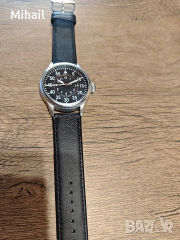 Механичен часовник тип пилотски Pilot FL22882, снимка 3 - Мъжки - 53492684