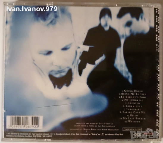 CD (Evanescence - Fallen), снимка 2 - CD дискове - 51837805