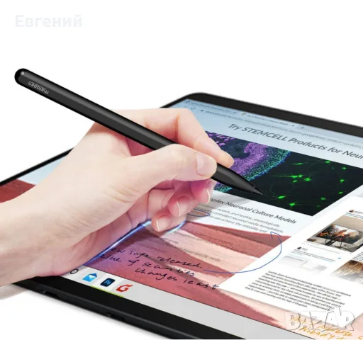 Писалка Stylus Metapen Pen M1, Черна, USB-C, 300 часа автономност, висока прецизност, снимка 5 - Друга електроника - 55843736
