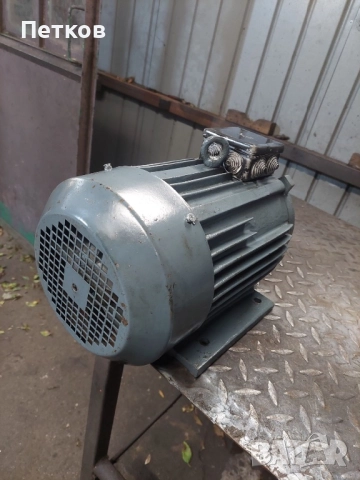 Български трифазен електро двигател 4kw,след основен ремонт, 2г гаранция , снимка 4 - Електродвигатели - 52483863