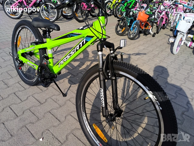 PASSATI Алуминиев велосипед 24" MARTYN зелен, снимка 5 - Велосипеди - 53848554