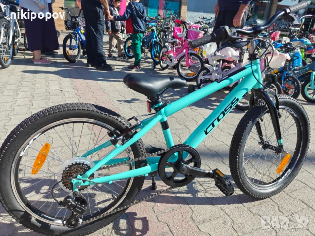 CROSS Велосипед 20" SPIDER син, снимка 10 - Велосипеди - 53830648