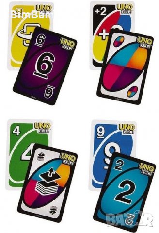Карти за игра UNO FLIP на български език, снимка 3 - Образователни игри - 40087700