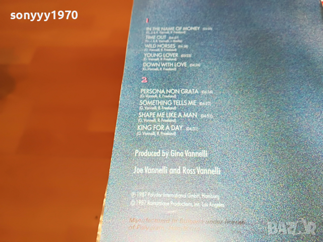 GINO VANNELLI 2503221247, снимка 9 - Грамофонни плочи - 36228253