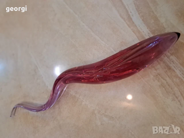 стъклена змиорка Murano , снимка 6 - Декорация за дома - 51088595