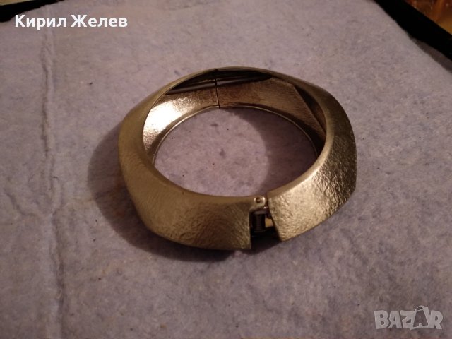 КРАСИВА СТИЛНА СРЕБРИСТА МЕСИНГОВА МОДНА АРТ ГРИВНА 38339, снимка 7 - Гривни - 41281171