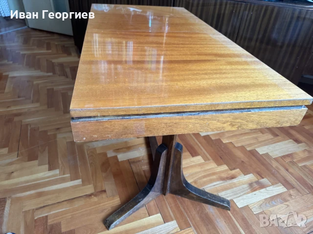 Кафява холна маса разтегателна В/Щ/Д- 54/55/110(157,5), снимка 9 - Маси - 50661392