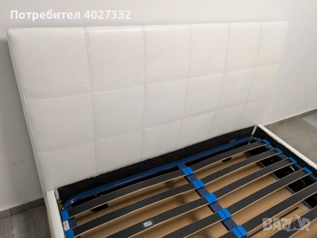 Тапицирана спалня 160×200 с подматрачна рамка и амортисьори + матрак Happy Dreams, снимка 3 - Спални и легла - 52435819