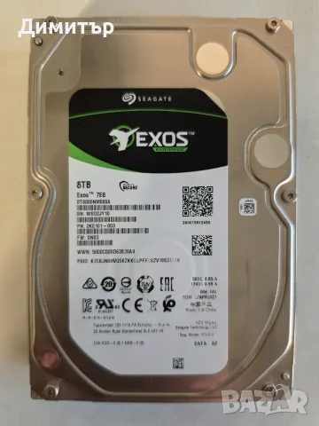 Seagate 8 TB EXOS Enterprise HDD 4 броя
