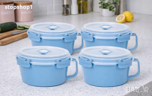  КУПА ЗА ОБЯД ЗА СУПА ИЛИ ЯСТИЕ ЗА ВЪЗМОЖНОСТ В МИКРОВЪЛНОВАТА 850 мл