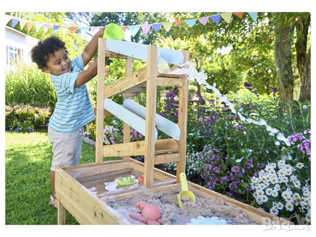 НОВИ! Комбиниран пясъчник с пързалка – игра с вода и пясък, снимка 2 - Други - 51068017