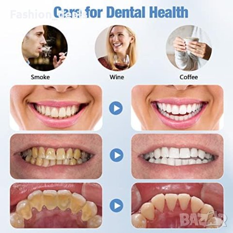 Нов Комплект за почистване на зъби с 5 режима Устна хигиена Петна Зъбен камък, снимка 4 - Други - 41766325