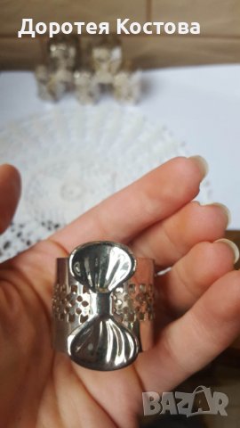 Красиви посребрени пръстени за салфетки от Англия , снимка 8 - Антикварни и старинни предмети - 39283945