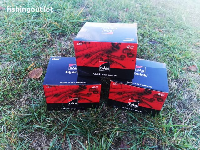  Немска макара за шаран и сом DAM QUICK 2 SLS 8000 FD / 3 бр - 420 лв, снимка 5 - Макари - 34443703