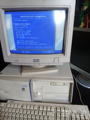  IBM Pentium 200MHz с CRT Монитор стар ретро компютър , снимка 2 - Работни компютри - 41562069