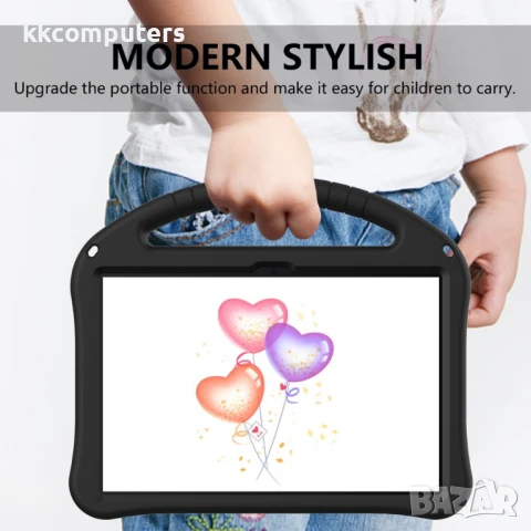 Teclast M50 HD 10.1 / M50 Pro 10.1 (2023) / Blackview Tab 80 Foldable Thumb Kickstand EVA Удароустой, снимка 9 - Калъфи, кейсове - 51125646