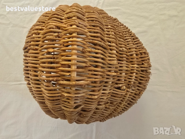 Ръчно Плетена Кошница, снимка 2 - Декорация за дома - 51463341