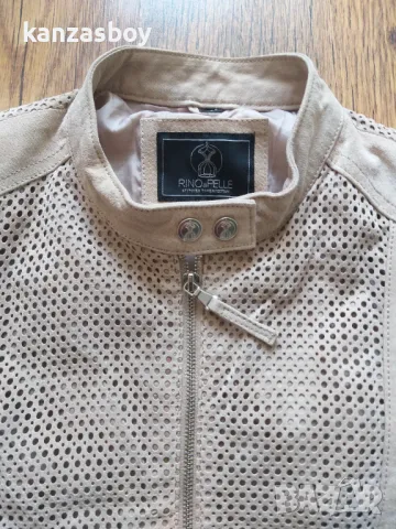 rino & pelle 100% pig leather - кожено дамско яке КАТО НОВО 46/Л/ХЛ, снимка 2 - Якета - 49292409