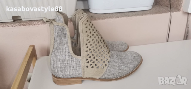 Боти Heine 40.5н.Естествен велур , снимка 8 - Дамски боти - 51983492