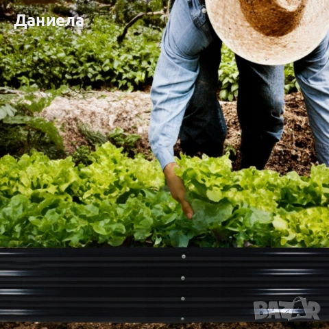 Леха за зеленчуци и цветя - елегантно решение за всяка градина - антрацит, снимка 4 - Други - 53618373